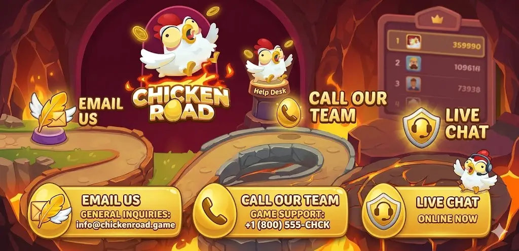 Kapcsolatfelvétel a chicken road hu csapatával